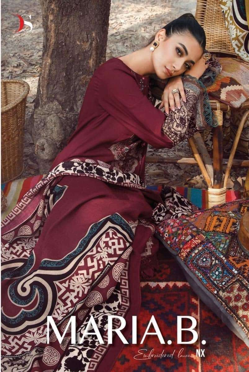 MARIA B EMBROIDERED LAWN NX by Deepsy 